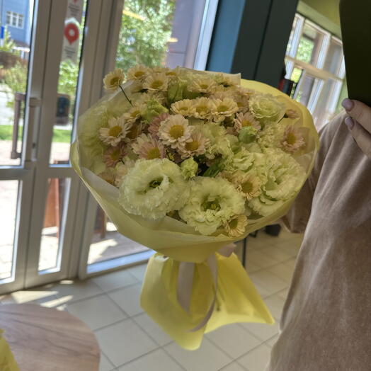 Букет комплимент 💚💛🌼
