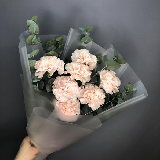 Нежные диантусы с эвкалиптом 🌸☘️🌸