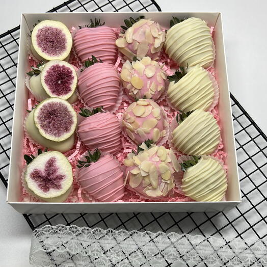 Набор клубники в шоколаде «Нежная грань» 🌸💗🌸