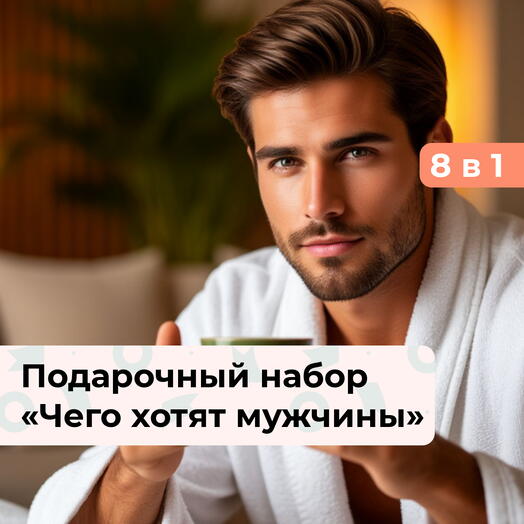 8 в 1 Формула спокойствия. Подарочный спа-набор для него