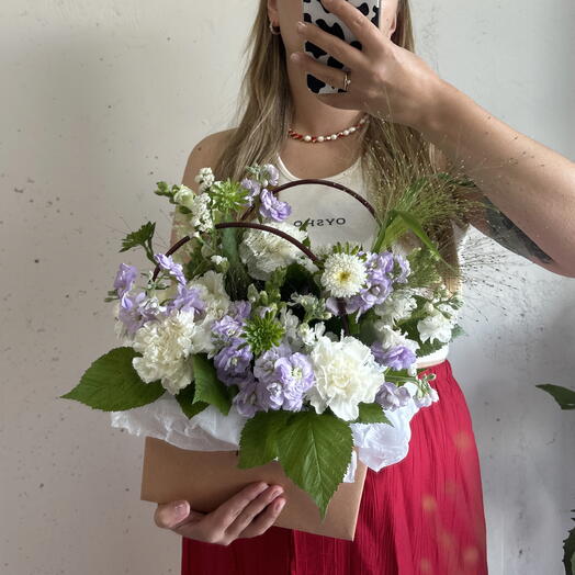 Композиция «Прованс» в сумочке 💜