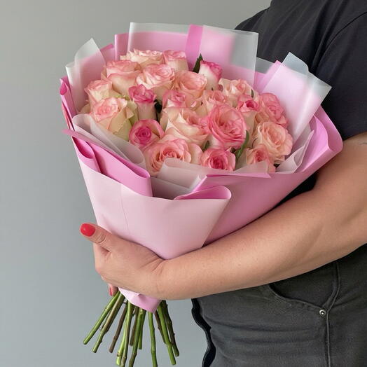Букет из 21 розы Джумилия💕
