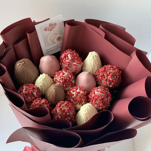 Клубничный букет💐для «Самой любимой»