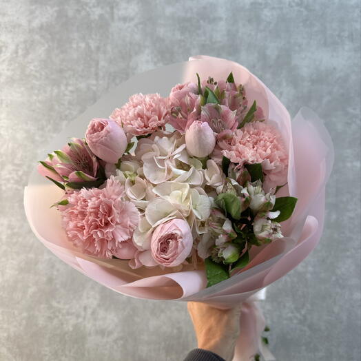 Нежно розовый букет 🌸🩷💕