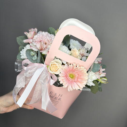 Сумка с герберой🌸