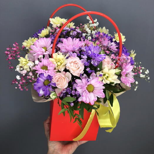 Яркая осенняя сумочка с хризантемами🌺☘️🌺☘️🌺