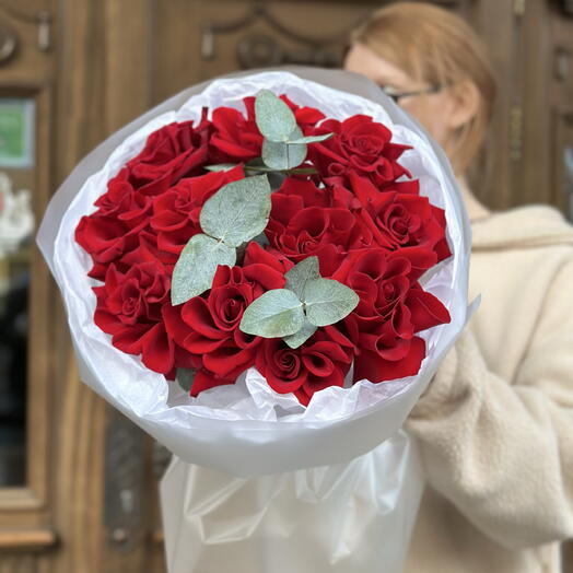 Акция недели❗️Букет из красных французских роз 💌