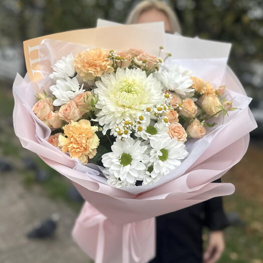 Букет «персиковый йогурт» 🧡