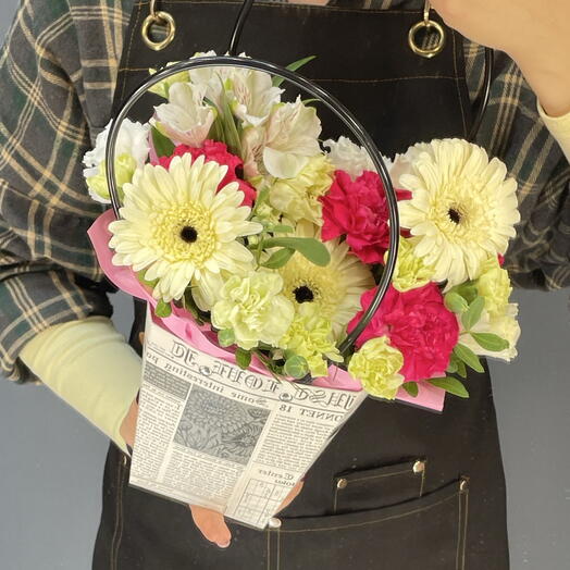 Композиция с герберами🌼