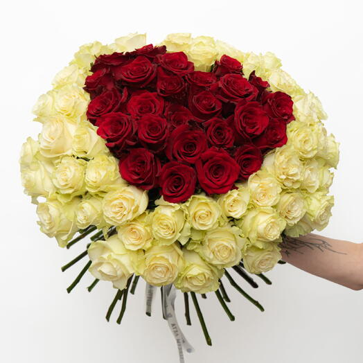Монобукет «Алое сердце»