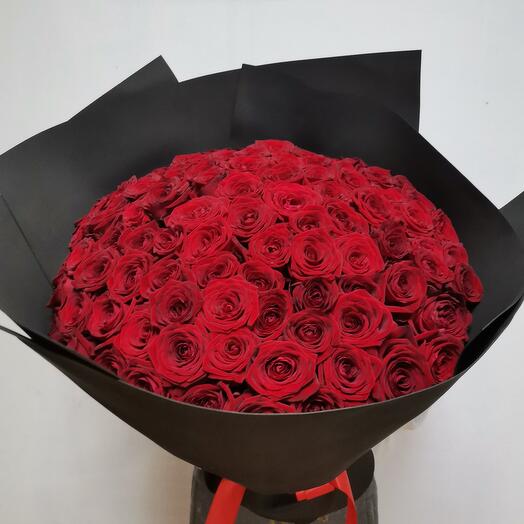 Ramo de 101 rosas rojas