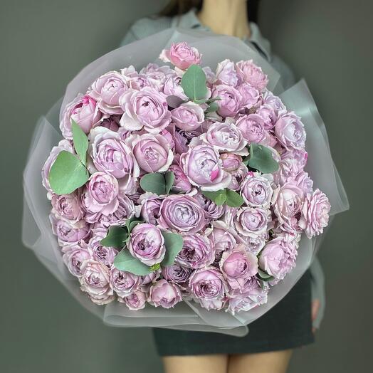 Bushy peony rose Lavender Bubbles 25 pieces