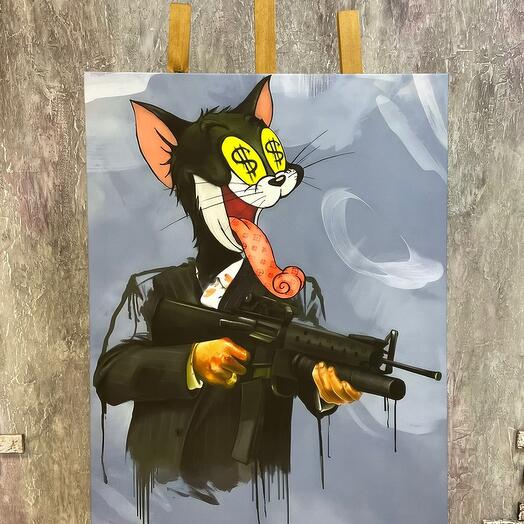 Кот со шрамом