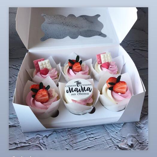 Капкейки маме , на 8 марта