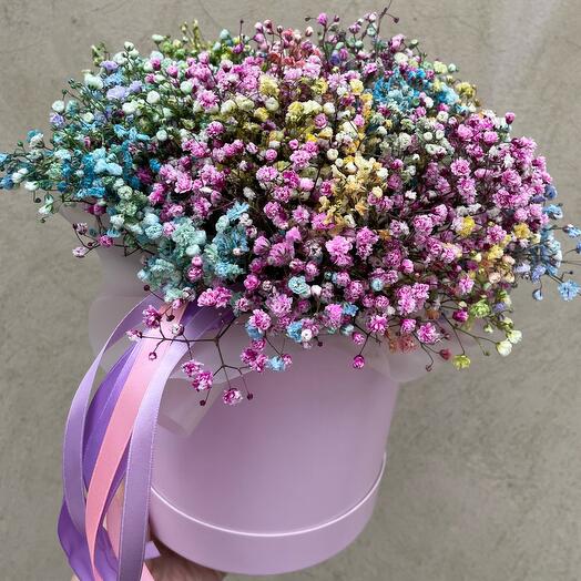Цветы в коробке💜
