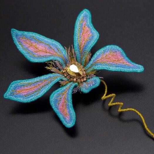 Broche De Orquídea