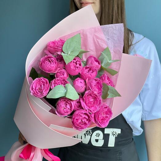 Пионовидные розы🤍💕🤍