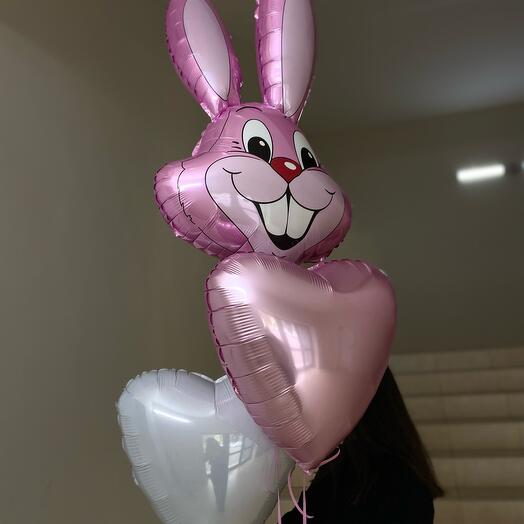 Шары фольгированные «Зайка»