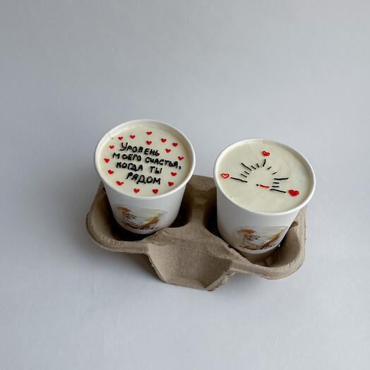 Торт в стакане cake to go на 14 февраля любимому