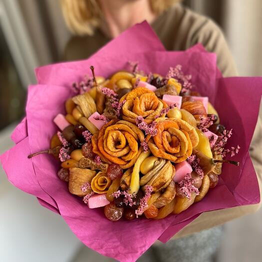 Ramo de rosas de melocotón