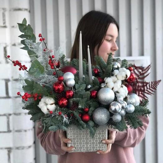 Корзина с цветами