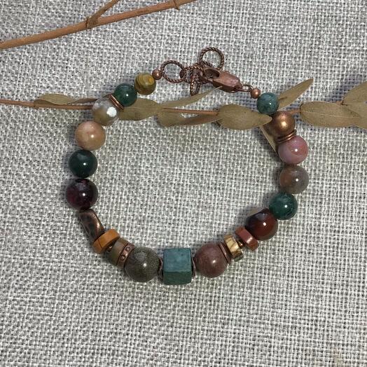 Браслет из Натуральных камней подарок мужчине , парню на 14 февраля