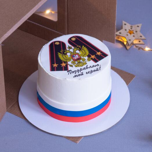 Торт милиционеру (картинку можно изменить)