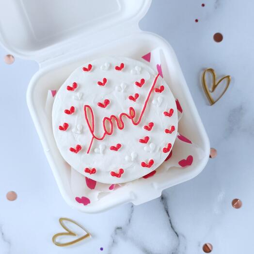 Бенто торт " love" девушке
