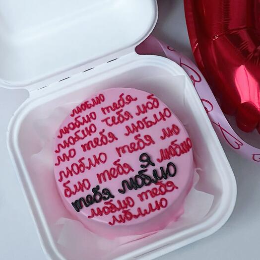 Бенто-торт «Люблю тебя»