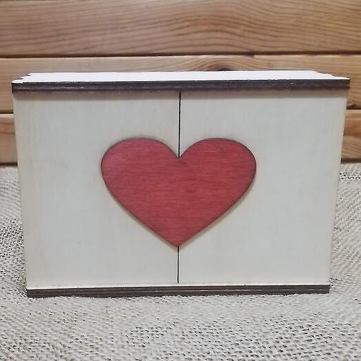 Шкатулка с раздвижной крышкой