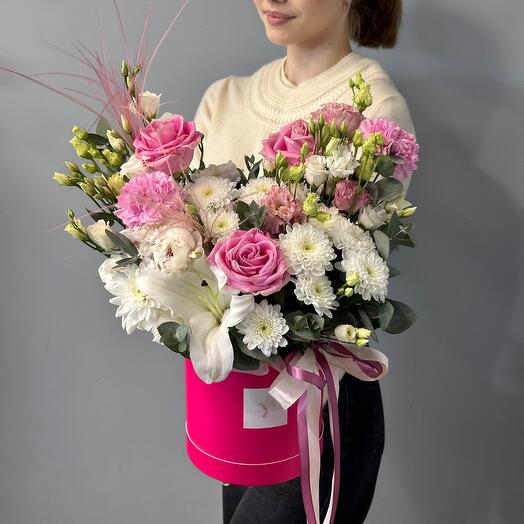 Цветы в коробке 45