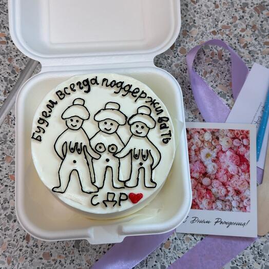 Бенто торт подружке