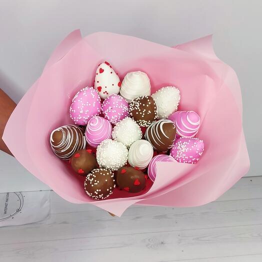 Букет из клубники в шоколаде 💓💓💓