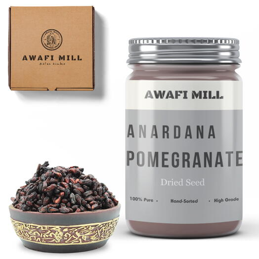 AWAFI MILL Anardana Whole | Indian Pomegranate Seeds - Bottle of 100 Gram