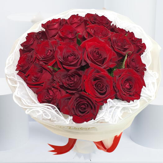 21 Red Roses Bouquet- ST