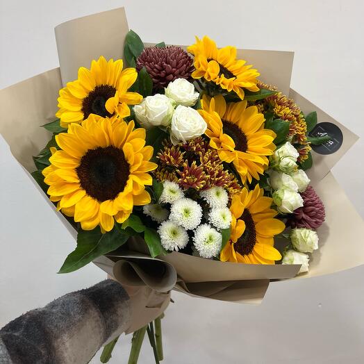 Bouquet of sunflower