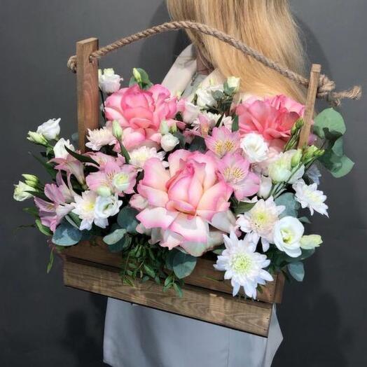 Цветы в ящике