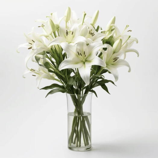 Lilies vase