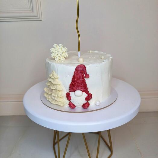 Торт новогодний