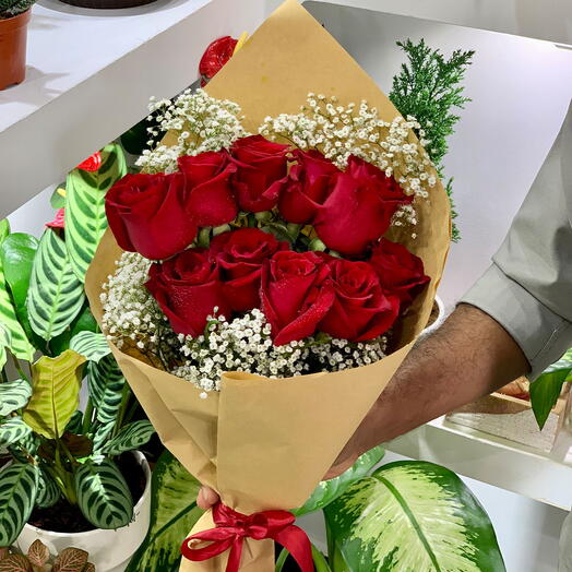 Red Rose bouquet Simple