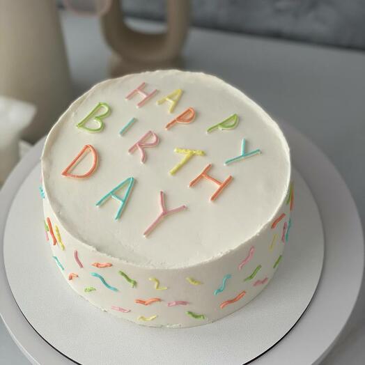 Торт "Happy Birthday"