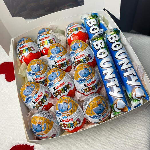 Dulce conjunto para el Favorito Kinder sorpresa