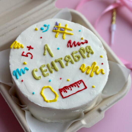 Бенто торт 1 сентября (любая надпись на торте)