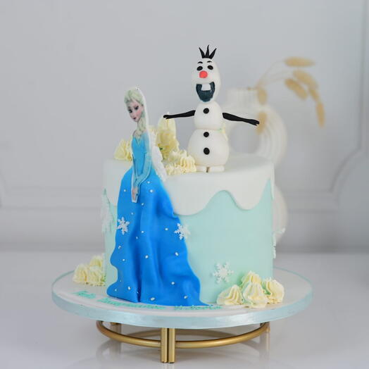 Frozen-Themed Birthday Cake for Your Sweet Baby Girl