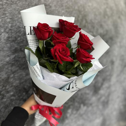 Букет 7 роз