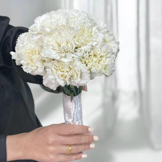 Carnation wedding bouquet