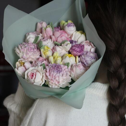 Зефирный букет 25 см