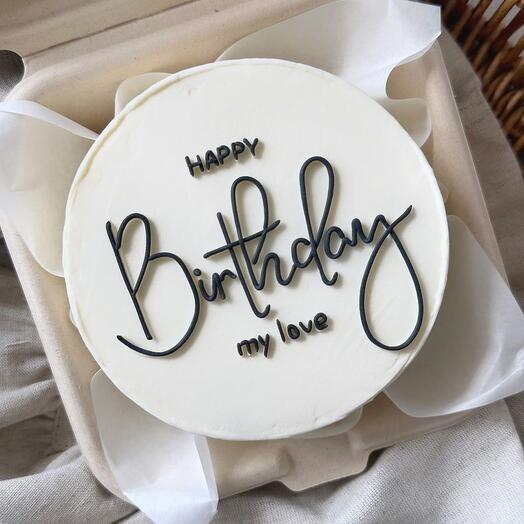 Бенто торт happy birthday my love