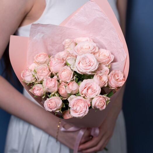 🔥супер цена 🔥 Пионовидные премиум розы «Бомбастик» 7 веток