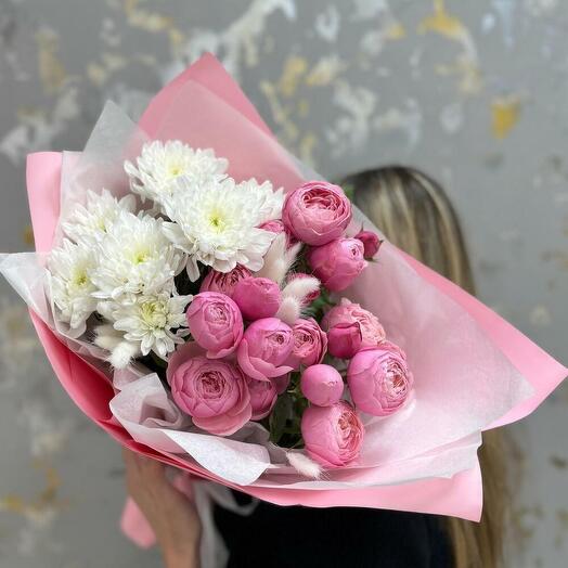 🌷Букет "Любовь моя" из пионовидных роз